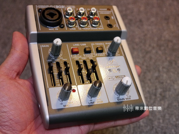 BEHRINGER XENYX 302 USB 錄音介面- 帝米數位音樂